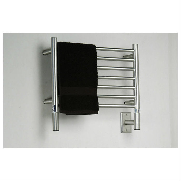 Amba Products HSB Jeeves Model H Straight 7-Bar Hardwired Towel Warmer - 4.5 x 21.25 x 18.75 in. - Brushed Finish