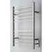 Amba Products RSWH-B Radiant 10-Bar Square Hardwired + Plug-in Combo Towel Warmer - 4.75 x 24.5 x 31.5 in. - Brushed Finish