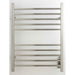 Amba Products RSWH-B Radiant 10-Bar Square Hardwired + Plug-in Combo Towel Warmer - 4.75 x 24.5 x 31.5 in. - Brushed Finish