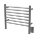 Amba Products HSB Jeeves Model H Straight 7-Bar Hardwired Towel Warmer - 4.5 x 21.25 x 18.75 in. - Brushed Finish