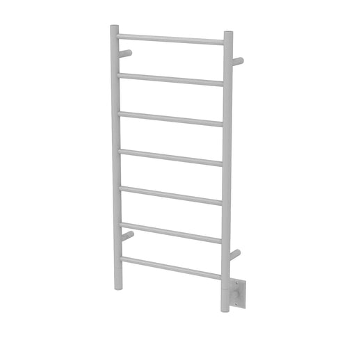 Amba Products FSW Jeeves Model F Straight 7-Bar Hardwired Drying Rack Towel Warmer - 4.5 x 21.25 x 41.75 in. - White Finish