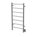 Amba Products FSB Jeeves Model F Straight 7-Bar Hardwired Drying Rack Towel Warmer - 4.5 x 21.25 x 41.75 in. - Brushed Finish