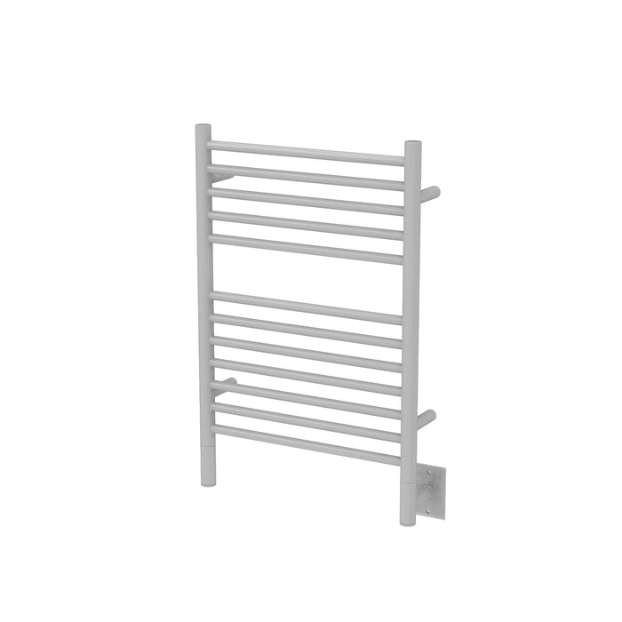 Amba Products ESW Jeeves Model E Straight 12-Bar Hardwired Towel Warmer - 4.5 x 21.25 x 31.75 in. - White Finish