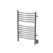 Amba Products ECB Jeeves Model E Curved 12-Bar Hardwired Towel Warmer - 6.5 x 21.25 x 31.75 in. - Brushed Finish