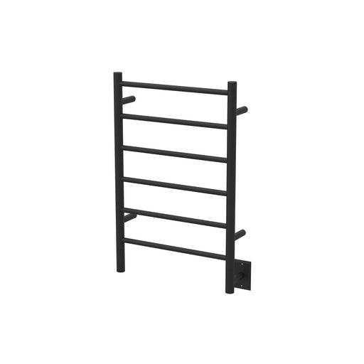 Amba Products JSMB Jeeves Model J Straight 6-Bar Hardwired Drying Rack Towel Warmer - 4.5 x 21.25 x 31.75 in. - Matte Black Finish