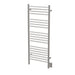 Amba Products DSP Jeeves Model D Straight 20-Bar Hardwired Towel Warmer - 4.5 x 21.25 x 53.5 in. - Polished Finish