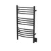 Amba Products CCMB Jeeves Model C Curved 13-Bar Hardwired Towel Warmer - 6.5 x 21.25 x 36.75 in. - Matte Black Finish