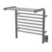 Amba Products MSB Jeeves Model M Shelf 11-Bar Hardwired Towel Warmer - 15.25 x 21.25 x 22.75 in. - Brushed Finish