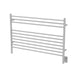 Amba Products LSW Jeeves Model L Straight 10-Bar Hardwired Towel Warmer - 4.5 x 40.25 x 27.75 in. - White Finish