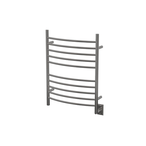 Amba Products RWH-CP Radiant Curved 10-Bar Hardwired + Plug-in Combo Towel Warmer - 5.75 x 24.5 x 31.875 in. - Polished Finish