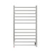 Amba Products RSWHL-P Radiant 12-Bar Large Square Hardwired + Plug-in Combo Towel Warmer - 4.75 x 24.5 x 41.75 in. - Polished Finish