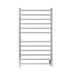 Amba Products Radiant Collection RSWHL-P Square Hardwired Large 12-Bar Hardwired Towel Warmer - 4.75 x 24.375 x 41.375 in. - Polished Finish