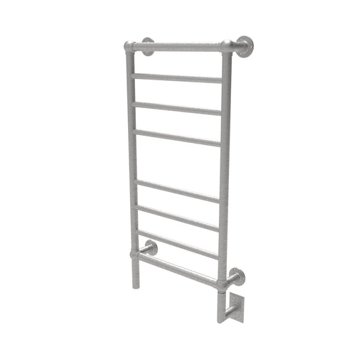 Amba Products T-2040BN Traditional Model 8-Bar Hardwired  Towel Warmer - 5.375 x 21.125 x 43.25 in. - Brushed Nickel Finish