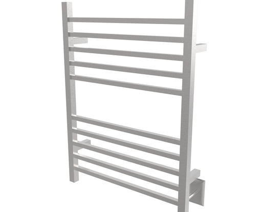 Amba Products RSWH-B Radiant 10-Bar Square Hardwired + Plug-in Combo Towel Warmer - 4.75 x 24.5 x 31.5 in. - Brushed Finish