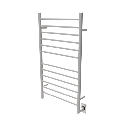 Amba Products RWHL-SB Radiant Straight 12-Bar Large Hardwired + Plug-in Combo Towel Warmer - 4.75 x 24.5 x 41.75 in. - Brushed Finish