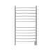 Amba Products RWHL-CB Radiant Curved 12-Bar Large Hardwired + Plug-in Combo Towel Warmer - 5.75 x 24.5 x 41.75 in. - Brushed Finish