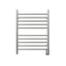 Amba Products RWH-SB Radiant Straight 10-Bar Hardwired + Plug-in Combo Towel Warmer - 4.75 x 24.5 x 31.875 in. - Brushed Finish