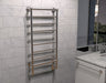 Amba Products T-2040BN Traditional Model 8-Bar Hardwired  Towel Warmer - 5.375 x 21.125 x 43.25 in. - Brushed Nickel Finish