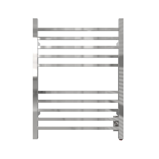 Amba Products RSWH-P Radiant 10-Bar Square Hardwired + Plug-in Combo Towel Warmer - 4.75 x 24.5 x 31.5 in. - Polished Finish