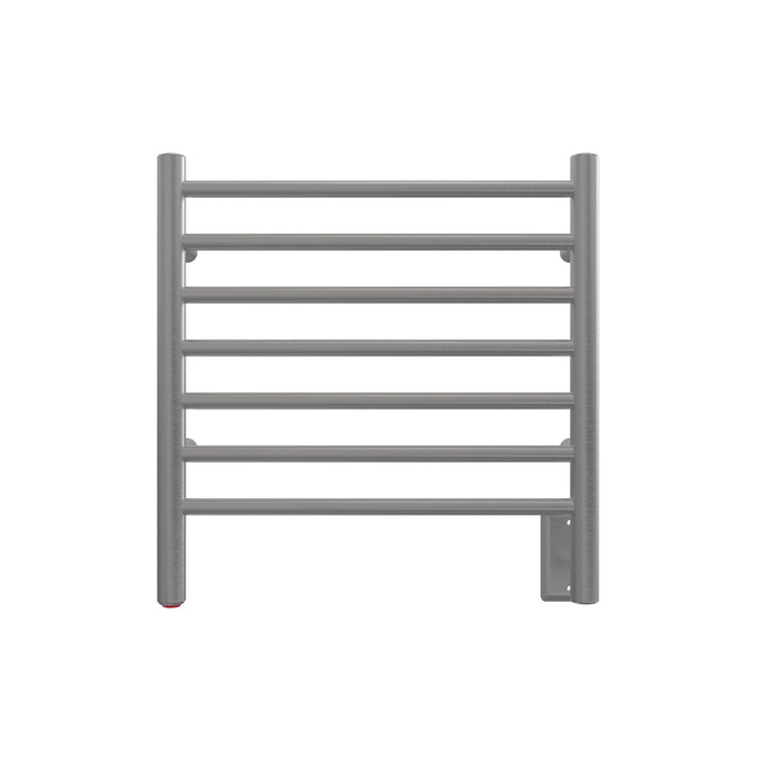 Amba Products RWHS-SB Radiant 7-Bar Small Hardwired + Plug-in Combo Towel Warmer - 4.75 x 20.5 x 20.125 in. - Brushed Finish