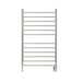 Amba Products RWHL-SP Radiant Straight 12-Bar Large Hardwired + Plug-in Combo Towel Warmer - 4.75 x 24.5 x 41.75 in. - Polished Finish