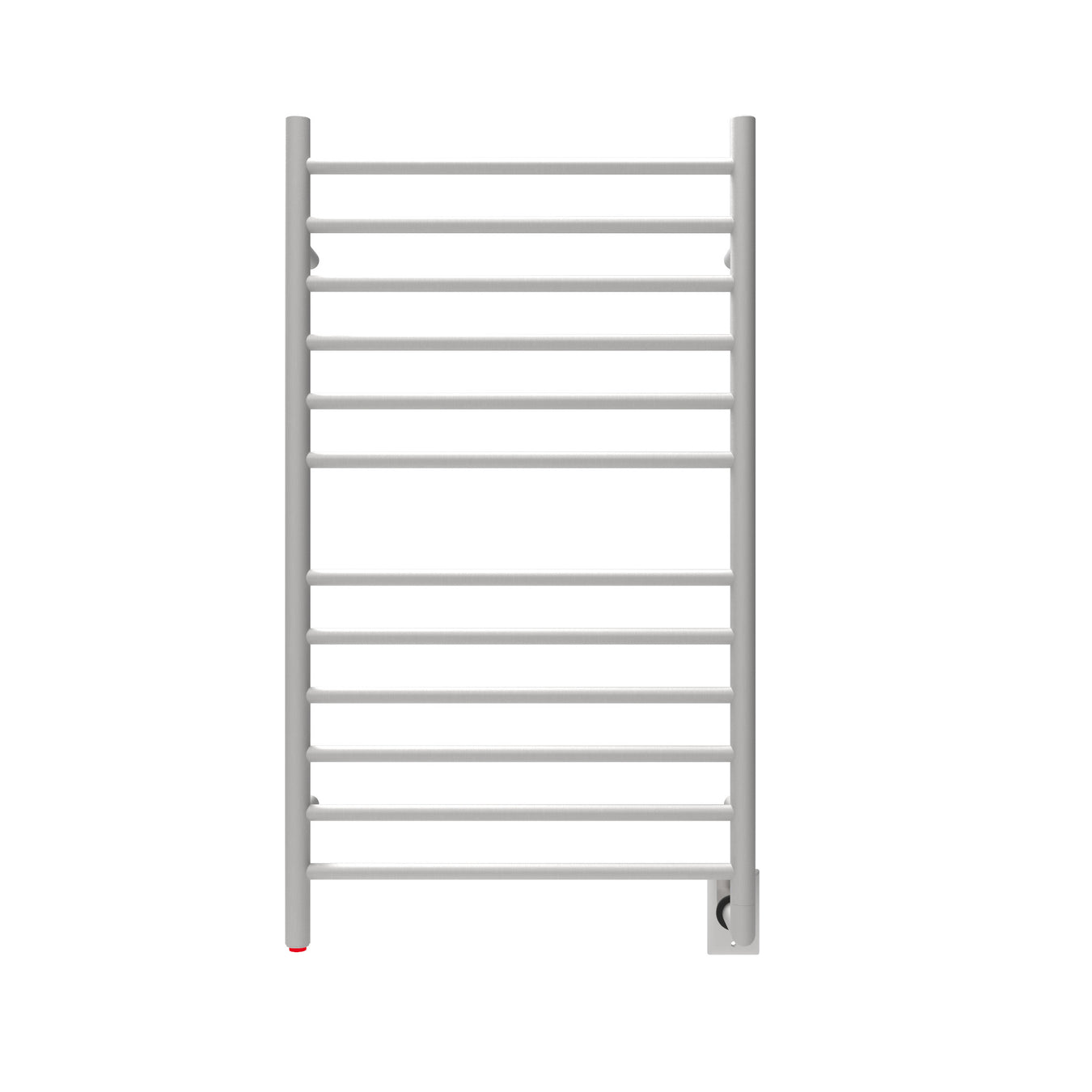 Amba Products RWHL-SB Radiant Straight 12-Bar Large Hardwired + Plug-in Combo Towel Warmer - 4.75 x 24.5 x 41.75 in. - Brushed Finish