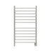 Amba Products RWHL-SB Radiant Straight 12-Bar Large Hardwired + Plug-in Combo Towel Warmer - 4.75 x 24.5 x 41.75 in. - Brushed Finish