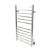 Amba Products RSWHL-P Radiant 12-Bar Large Square Hardwired + Plug-in Combo Towel Warmer - 4.75 x 24.5 x 41.75 in. - Polished Finish