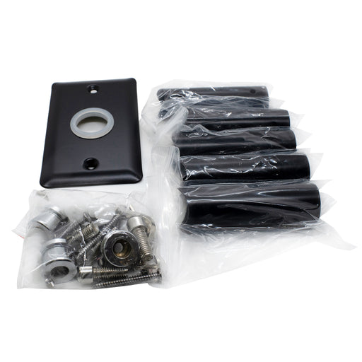 Amba Products Accessory AR-BP-MB Radiant Bracket Pack - 3.5 x 1 x 1 in. - Matte Black Finish