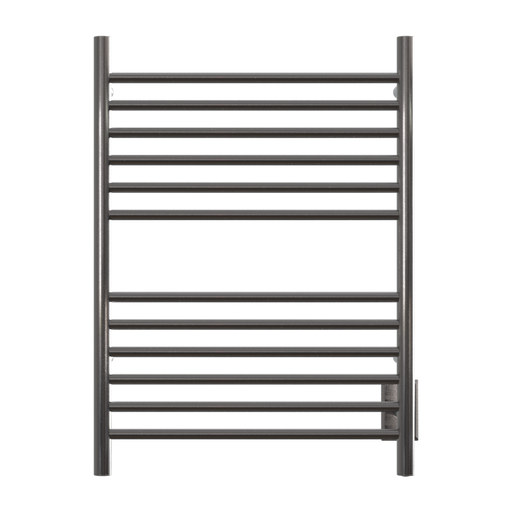 Amba Products Cape Model Cape2332 Straight 12-Bar Hardwired Towel Warmer - 4.625 x 23.875 x 31.5 in. - Brushed Finish