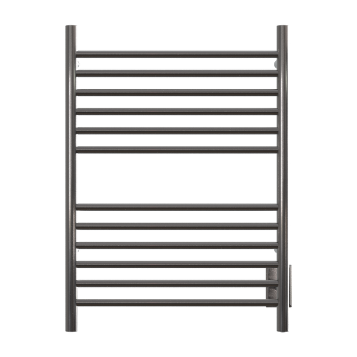 Amba Products Cape Model Cape2332 Straight 12-Bar Hardwired Towel Warmer - 4.625 x 23.875 x 31.5 in. - Brushed Finish