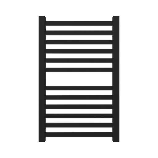 Amba Products Q2132MB Quadro 12-Bar Hardwired Towel Warmer - 4.375 x 21.25 x 33.125 in. - Matte Black Finish