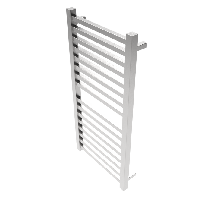 Amba Products Q2142B Quadro 16-Bar Hardwired Towel Warmer - 4.375 x 21.25 x 42.625 in. - Brushed Finish