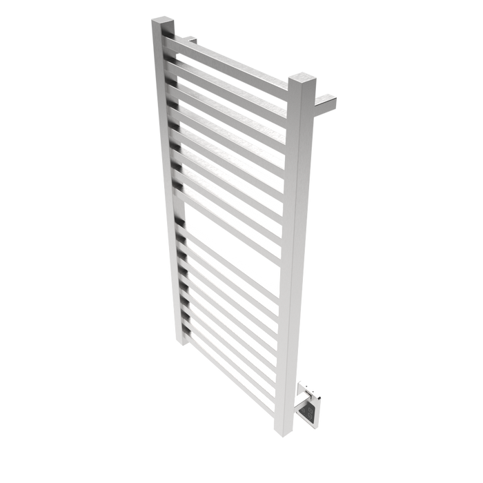 Amba Products Q2142B Quadro 16-Bar Hardwired Towel Warmer - 4.375 x 21.25 x 42.625 in. - Brushed Finish