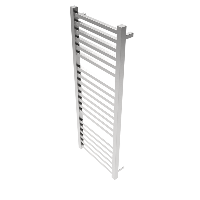 Amba Products Q2154B Quadro 20-Bar Hardwired Towel Warmer - 4.375 x 21.25 x 54.375 in. - Brushed Finish