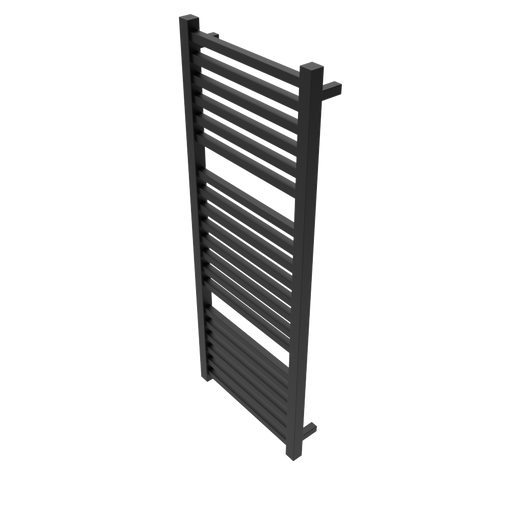 Amba Products Q2154MB Quadro 20-Bar Hardwired Towel Warmer - 4.375 x 21.25 x 54.375 in. - Matte Black Finish