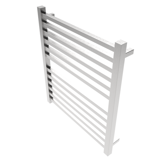 Amba Products Q2932B Quadro 12-Bar Hardwired Towel Warmer - 4.375 x 29.125 x 33.125 in. - Brushed Finish