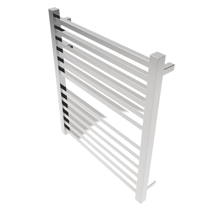 Amba Products Q2932P Quadro 12-Bar Hardwired Towel Warmer - 4.375 x 29.125 x 33.125 in. - Polished Finish