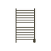 Amba Products RWHL-SBB Radiant Straight 12-Bar Large Hardwired + Plug-in Combo Towel Warmer - 4.75 x 24.5 x 41.75 in. - Brushed Bronze Finish