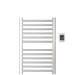 Amba Products S2132B Sirio 12-Bar Hardwired Towel Warmer - 4 x 21.5 x 33.125 in. - Brushed Finish