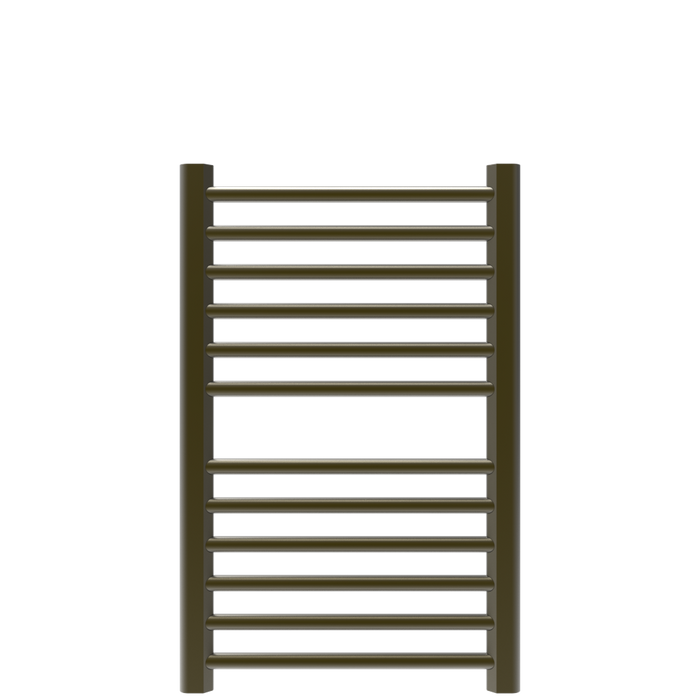 Amba Products S2132BB Sirio 12-Bar Hardwired Towel Warmer - 4 x 21.5 x 33.125 in. - Brushed Bronze Finish