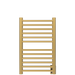 Amba Products S2132SB Sirio 12-Bar Hardwired Towel Warmer - 4 x 21.5 x 33.125 in. - Satin Brass Finish