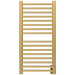 Amba Products S2142SB Sirio 16-Bar Hardwired Towel Warmer - 4 x 21.5 x 42.625 in. - Satin Brass Finish