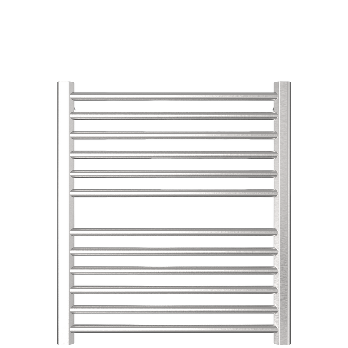 Amba Products S2932B Sirio 12-Bar Hardwired Towel Warmer - 4 x 29.375 x 33.125 in. - Brushed Finish