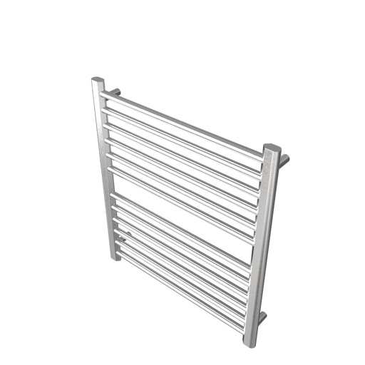 Amba Products S2932B Sirio 12-Bar Hardwired Towel Warmer - 4 x 29.375 x 33.125 in. - Brushed Finish