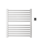 Amba Products S2932B Sirio 12-Bar Hardwired Towel Warmer - 4 x 29.375 x 33.125 in. - Brushed Finish