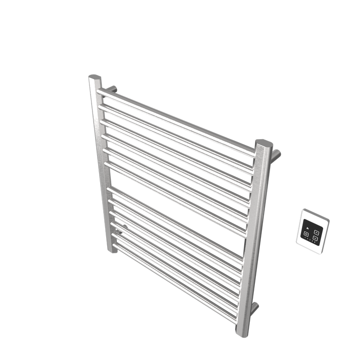 Amba Products S2932B Sirio 12-Bar Hardwired Towel Warmer - 4 x 29.375 x 33.125 in. - Brushed Finish