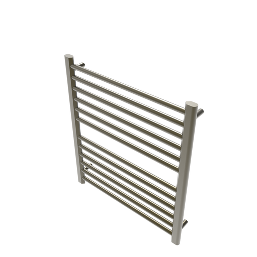 Amba Products S2932BB Sirio 12-Bar Hardwired 29 W Towel Warmer - 4 x 29.375 x 33.125 in. - Brushed Bronze Finish