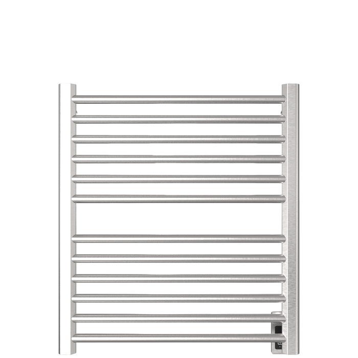 Amba Products S2932B Sirio 12-Bar Hardwired Towel Warmer - 4 x 29.375 x 33.125 in. - Brushed Finish