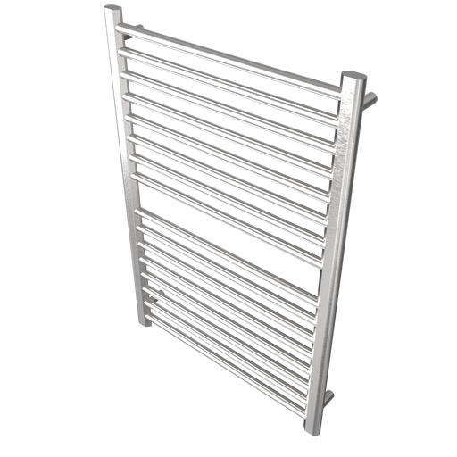 Amba Products S2942B Sirio 16-Bar Hardwired Towel Warmer - 4 x 29.375 x 42.625 in. - Brushed Finish